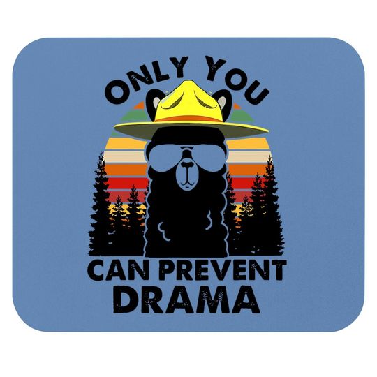 Only You Can Prevent Drama Farm Hat Mouse Pad