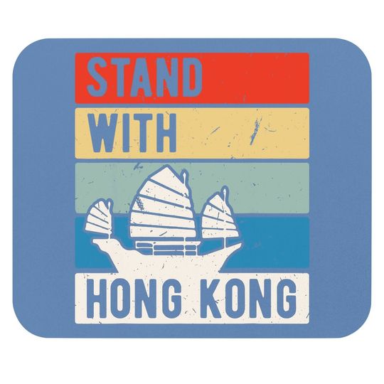 Stand With Hong Kong No China Extradition Protest Mouse Pad