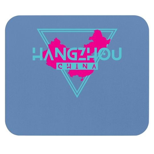Hangzhou China Retro Triangle Souvenir Mouse Pad