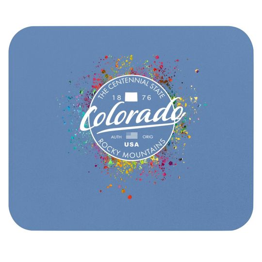 Colorado State Outline Classic Retro Vintage Mouse Pad