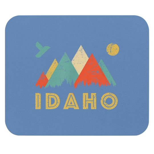 Retro Vintage Idaho Throwback Mouse Pad