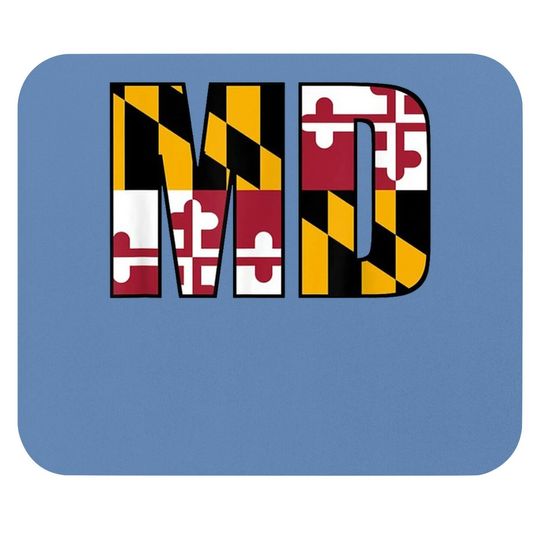 Maryland State Flag Md Baltimore Pride Mouse Pad