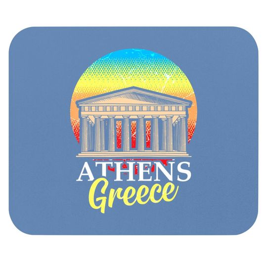 Athens Greece Greek City Acropolis Parthenon Mouse Pad