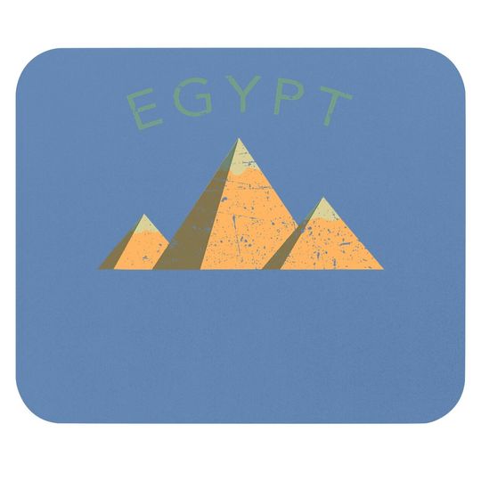 Egypt Pyramids Giza Cairo Distressed Mouse Pad