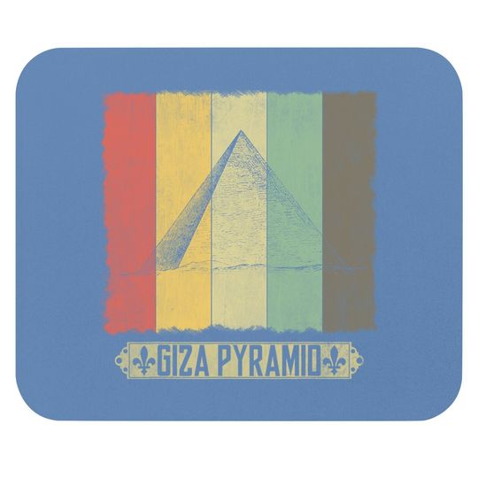 Giza Pyramids Ancient Egyptian Architecture Mouse Pad