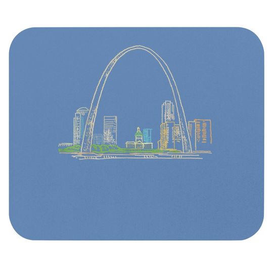 Gateway Arch St Louis Mouse Pad