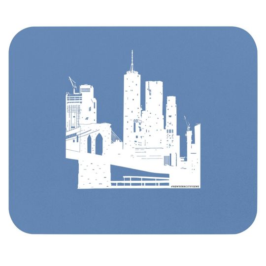 Nyc Skyline  one World Trade Center Mouse Pad