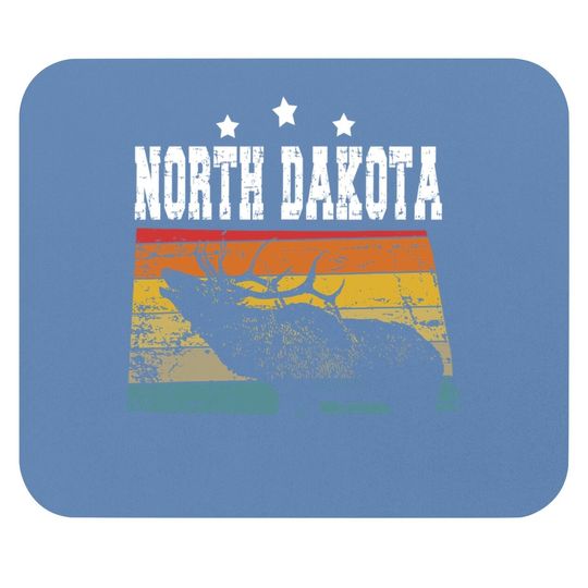 Vintage North Dakota Hunter Mouse Pad