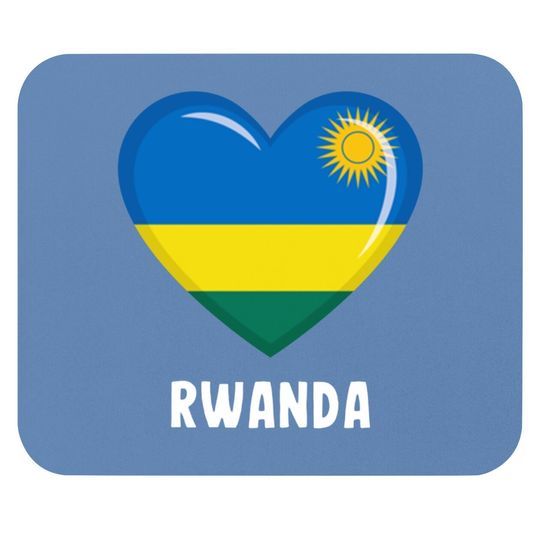 Rwanda Flag Mouse Pad