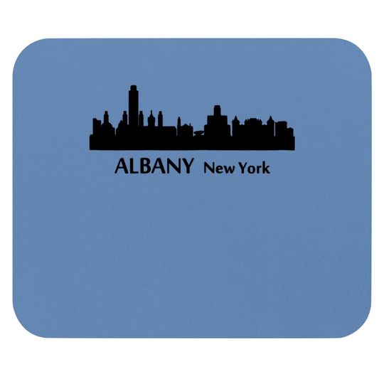 Albany New York Downtown Skyline Mouse Pad