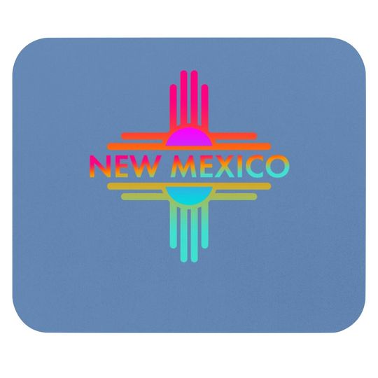 New Mexico State Zia Symbol Design Mouse Pad
