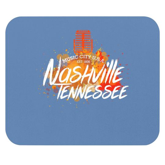 Nashville Country Music City Mouse Pad