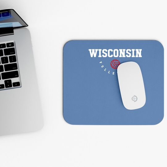 Wisconsin Volleyball Team Mouse Pad