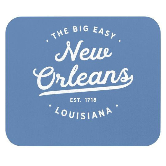 Classic Retro Vintage New Orleans Louisiana Mouse Pad