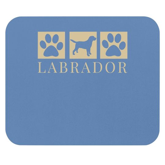 Labrador Retriever Silhouette Dog Black Lab Mom Dad Mouse Pad