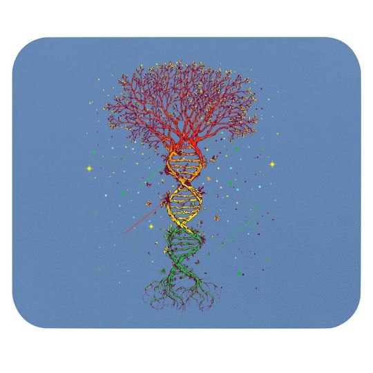 Dna Tree Life Genetics Biologist Science Earth Day Mouse Pad