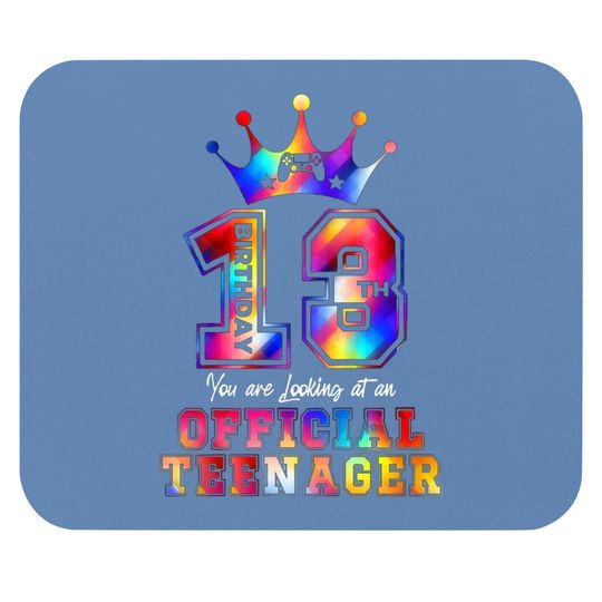  Mouse Padnager 13 Years Old 13th Birthday Gamer Mouse Pad