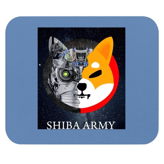 Shibu Inu Crypto Currency Meme Mouse Pad