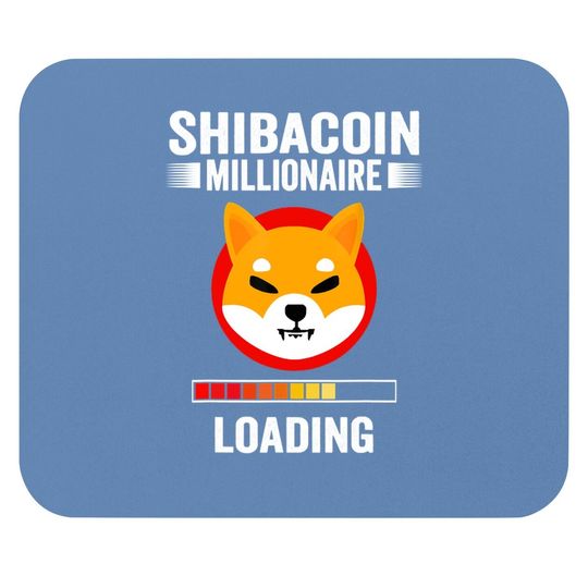 Shiba Coin The Millionaire Loading Token Coin Inu Mouse Pad