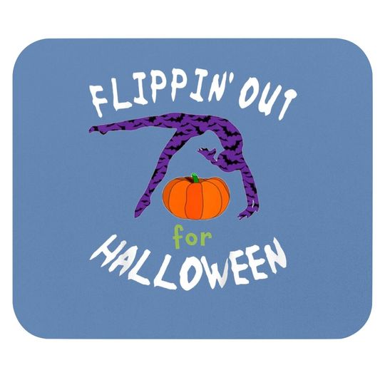Flipping Out For Halloween Gymnastics Mouse Pad