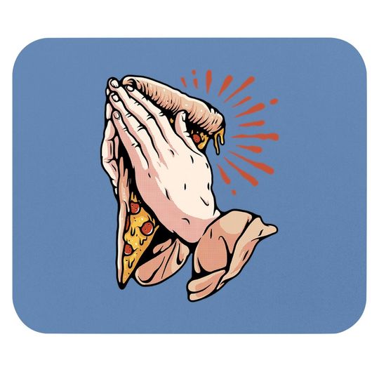 Praying Pizza Mouse Pad