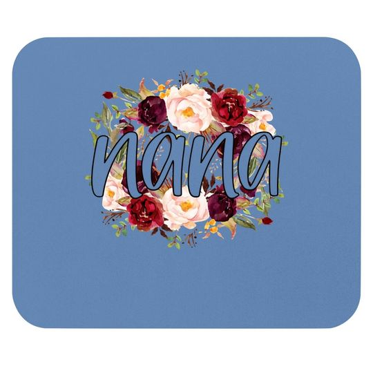 Nana Flower Art Mouse Pad