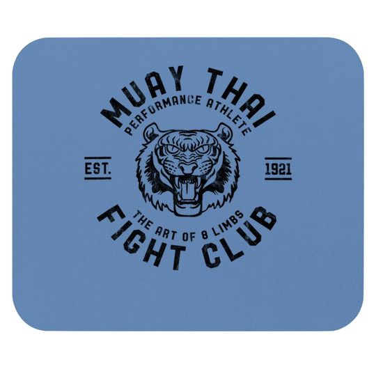 Muay Thai Fight Club Tiger Kick Boxing Mouse Pad