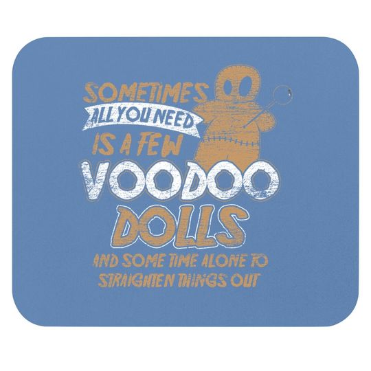 Doll Costume Gift Scary Karma Voodoo Halloween Mouse Pad