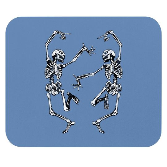 Dance Of Death Macabre Skeleton Mouse Pad