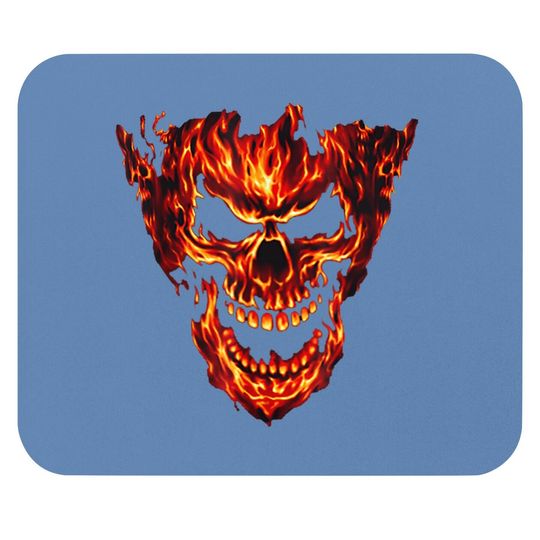 Fire Flame Skull Awesome New Mouse Pad