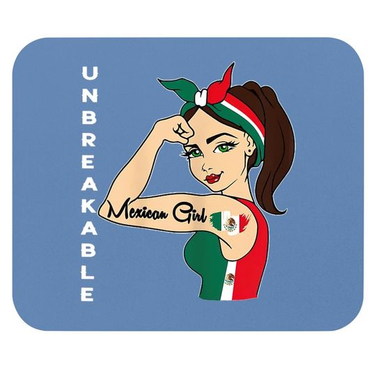 Mexican Girl Mouse Pad