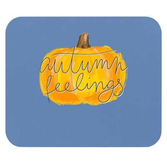 Autumn Fellings Pumbkin Mouse Pad