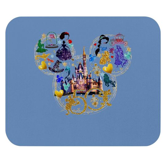 Walt Disney World 50th Anniversary Magic Kingdom Magic Castle Mouse Pad