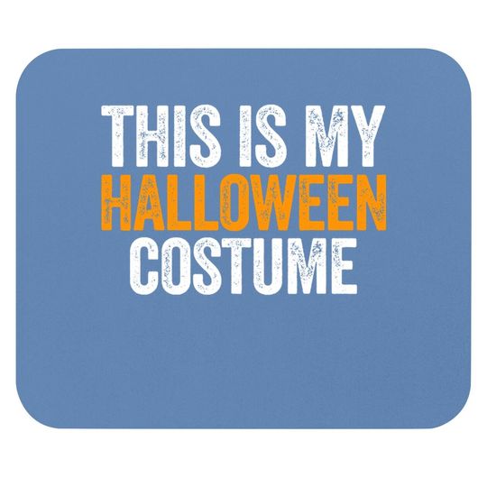Vintage This Is My Halloween Costume Apparel Retro Mouse Pad