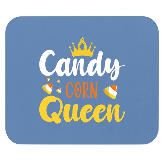 Candy Corn Queen Cute Halloween Day Mouse Pad