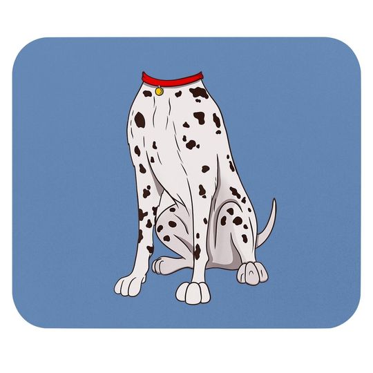 Dalmatian For Halloween Dog Animal Cosplay Mouse Pad