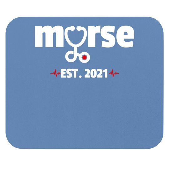 Murse Est. 2021 Graduation Gift For Male Nurse Mouse Pad