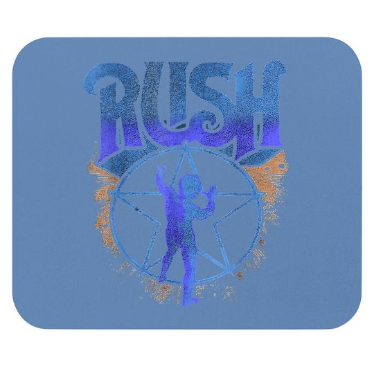 Graphic Rush Mouse Pad Music Band Love Starman Mouse Pad