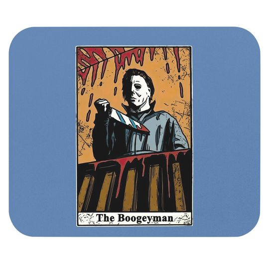 Halloween Michael Myers Theboogeyman Tarot Card Carpenter Horror Mouse Pad