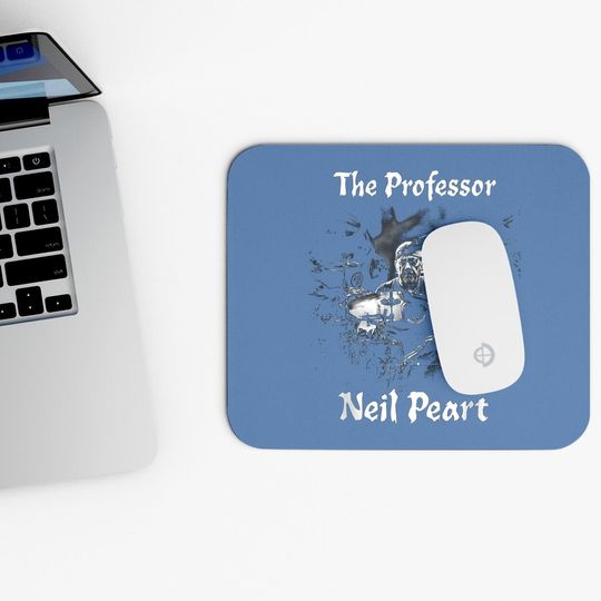 Neil Peart The Drumming Professor-rush Drummer Mouse Pad