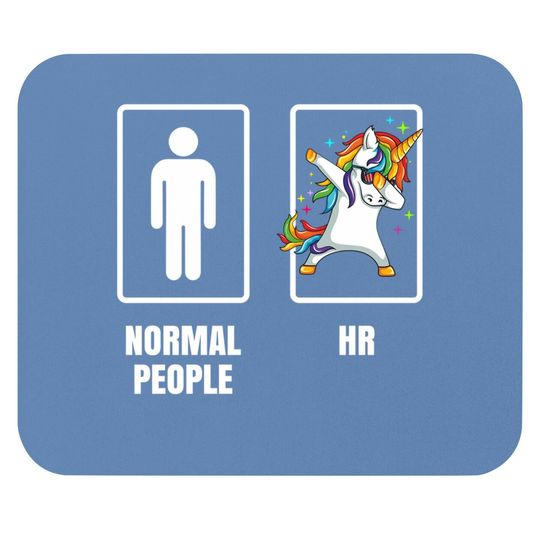 Dabbing Unicorn Boss & Hr Human Resource Manager Office Mouse Pad