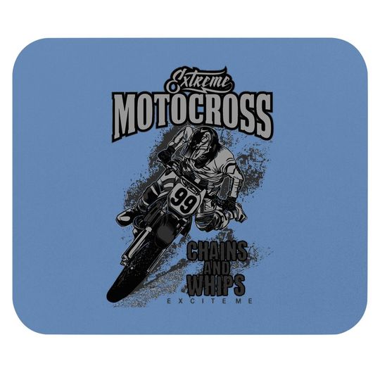 Motocross Extreme Motox Motorcycle Dirt Bike Scrambler Mouse Pad