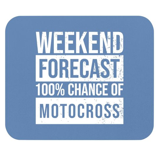 Motocross Racer Gift Motocross Forecast Mouse Pad