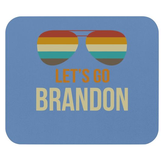 Let's Go Brandon Retro Vintage Sunglasses Mouse Pad