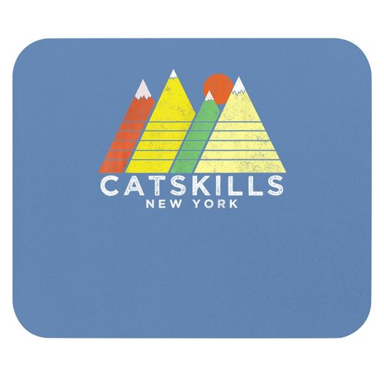 The Catskills Retro Style Mountain Mouse Pad