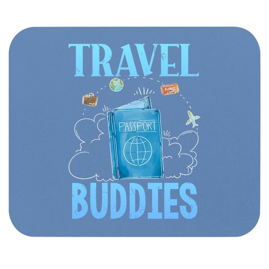 Traveller Flight Travel Buddies Mouse Pad