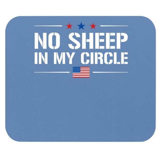No Sheep In My Circle Mouse Pad