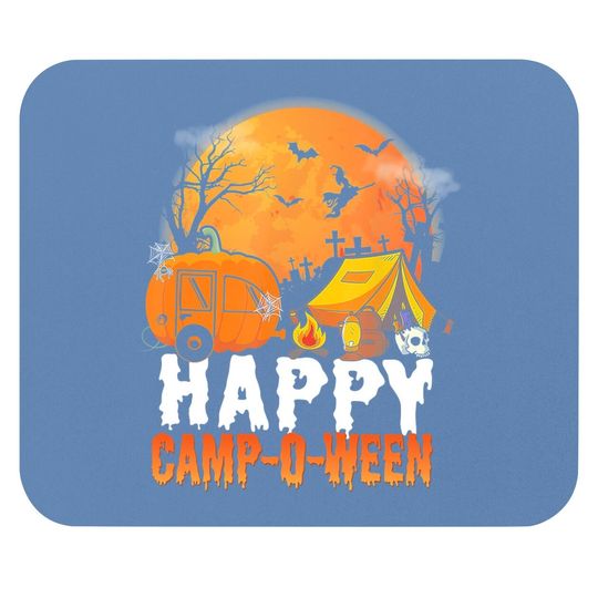 Camping Happy Camp-o-ween Mouse Pad