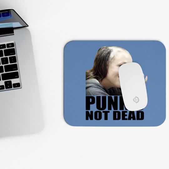 Britney Spears Shaved Head Punks Not Dead Mouse Pad
