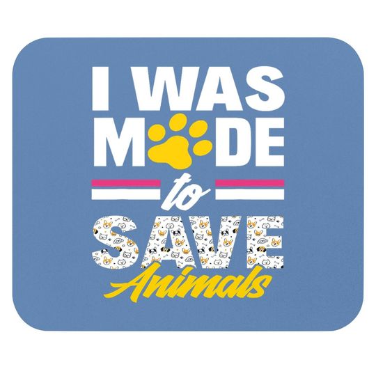Made Save Animals Funny Veterinary Technician Classic Mouse Pad